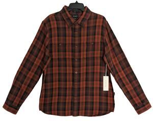 AG Los Angeles Shirt Men's Medium Classic Fit Mason Work Shirt Burgundy Pld NWT